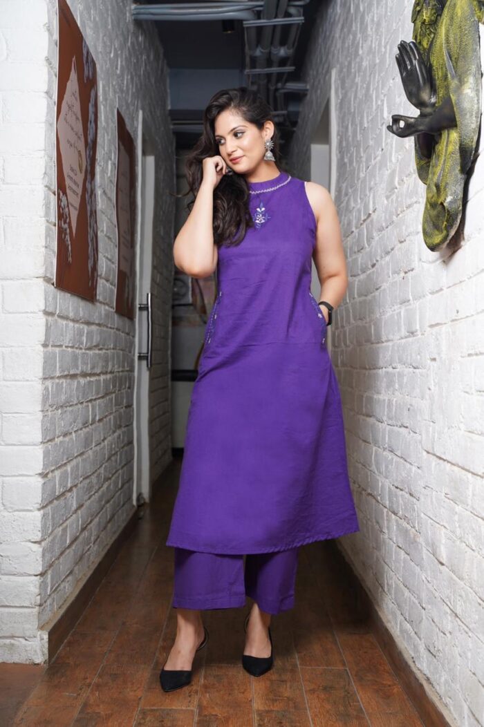 Aline Cotton kurta set - Image 3